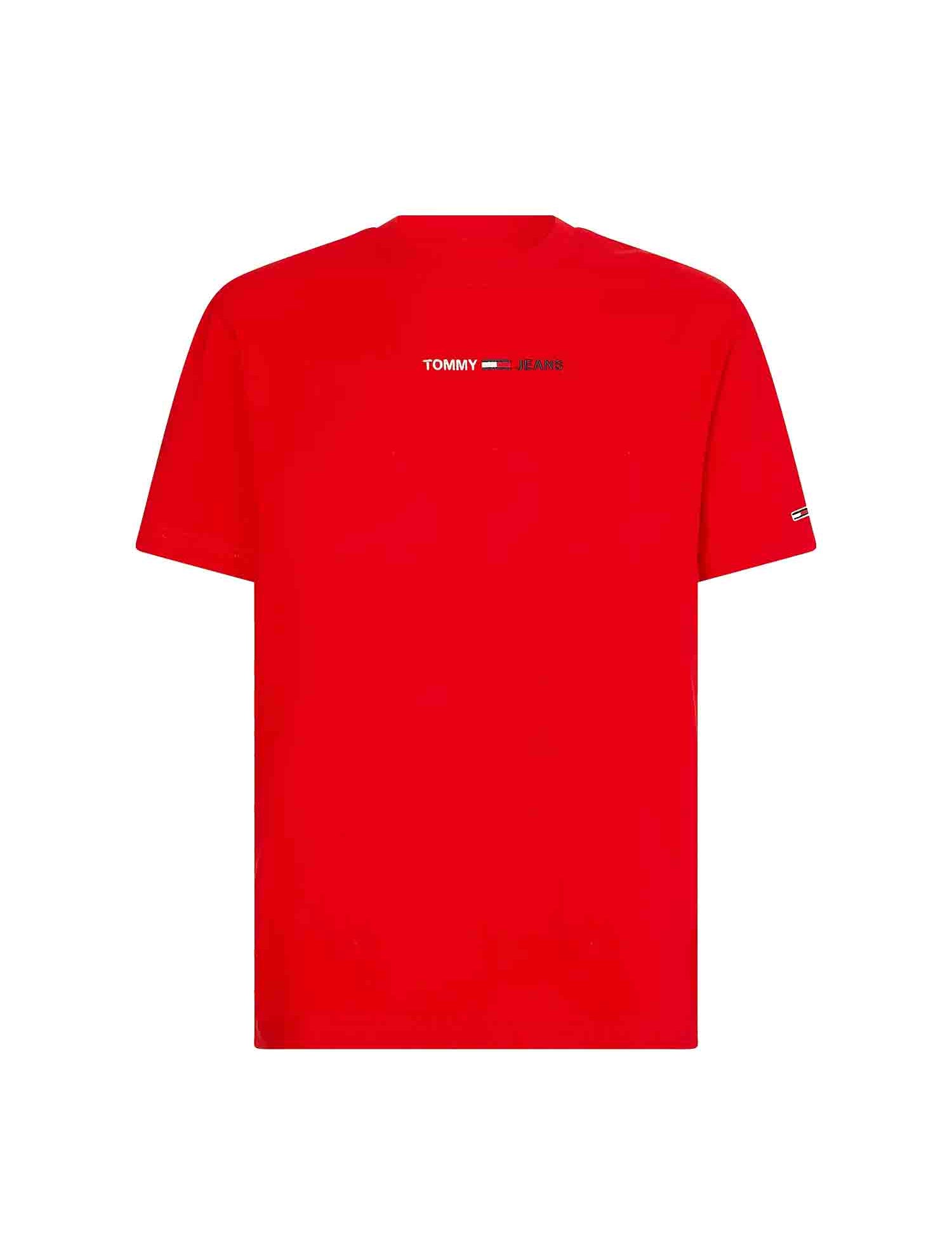 T-shirt Rosso Tommy Jeans