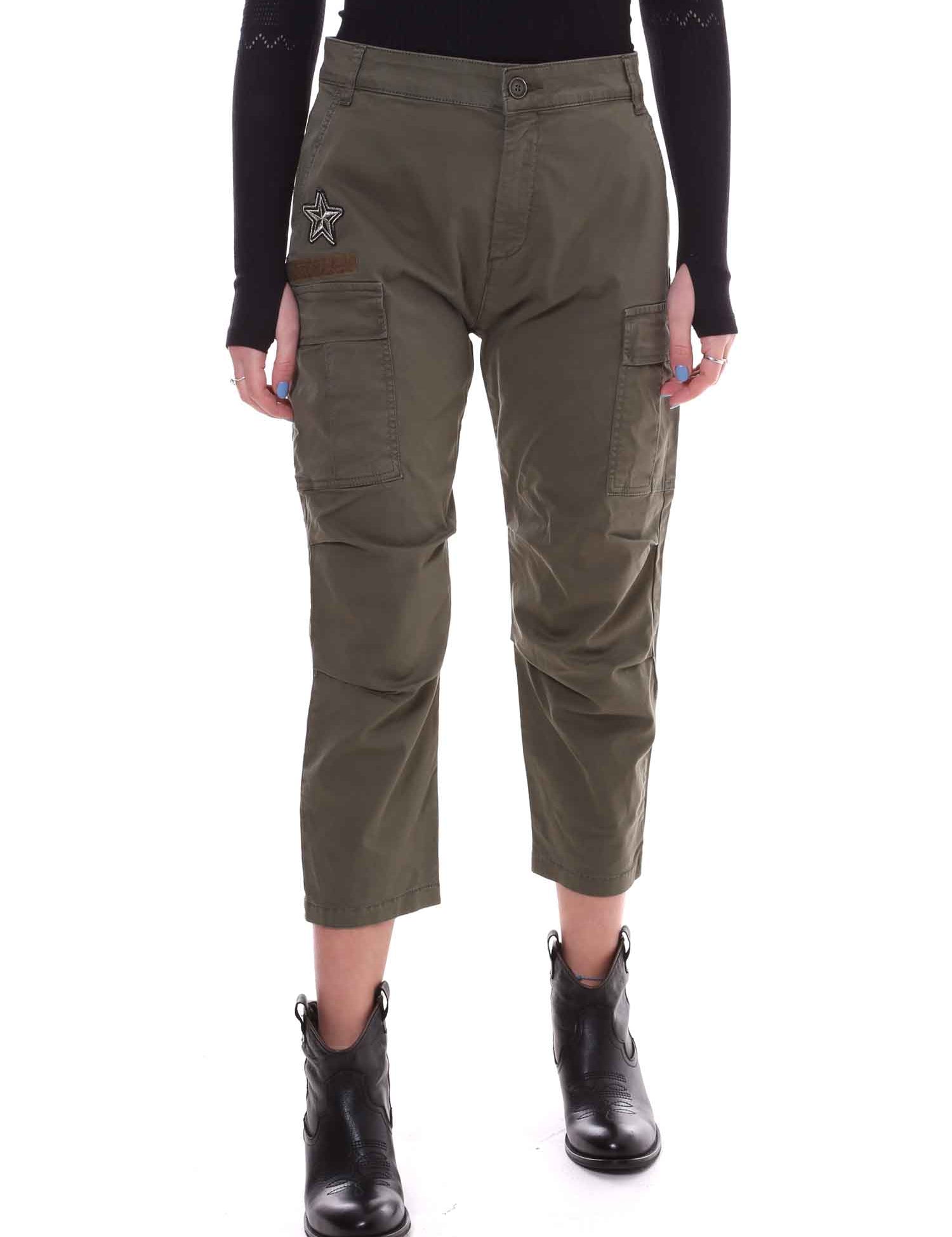 Pantaloni Verde Fornarina