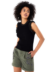 Top e canotte Nero Liu-jo