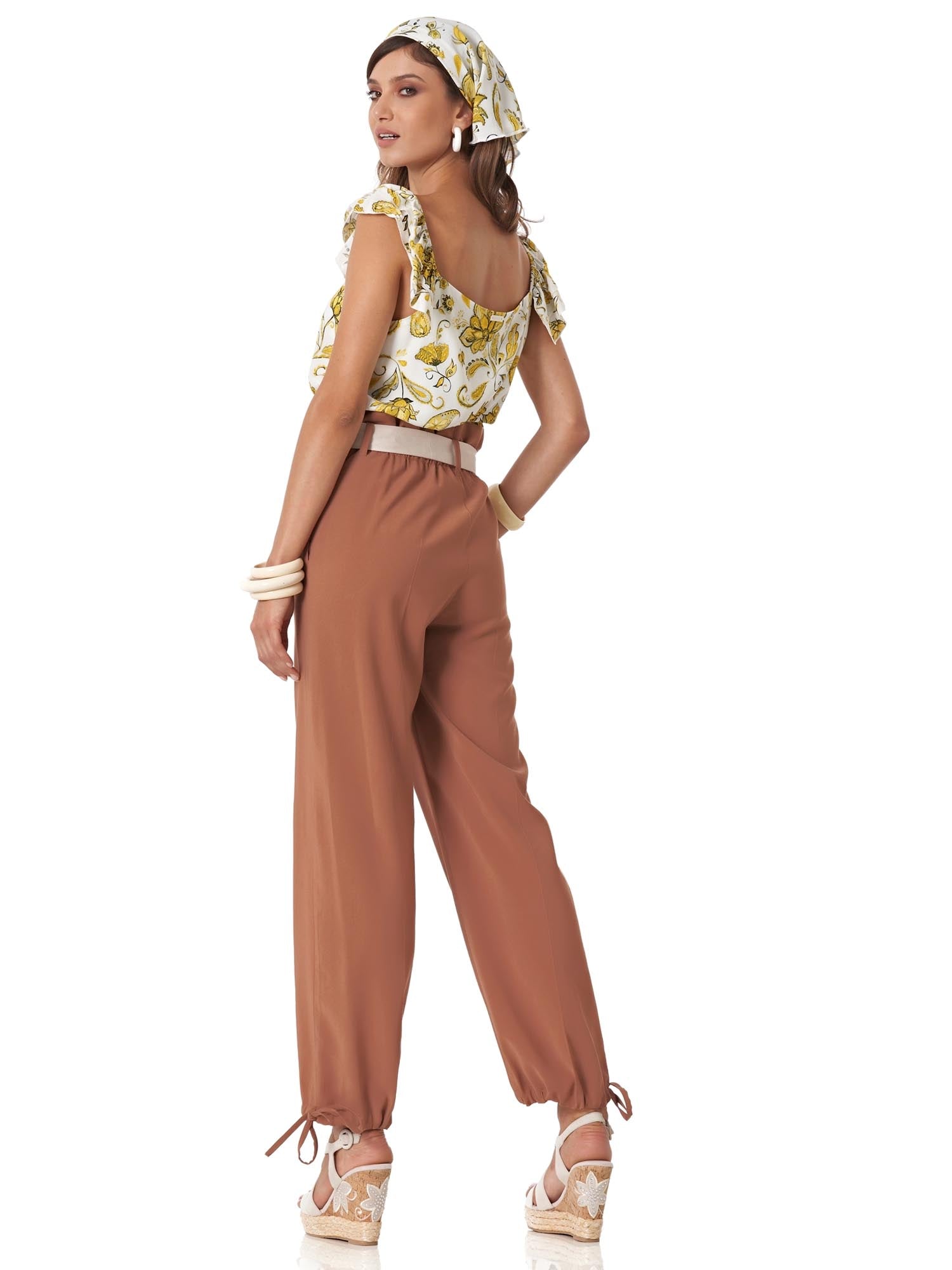 Pantaloni Marrone Cafenoir