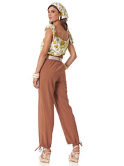 Pantaloni Marrone Cafenoir