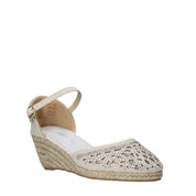 Sandali zeppa Beige Cafenoir