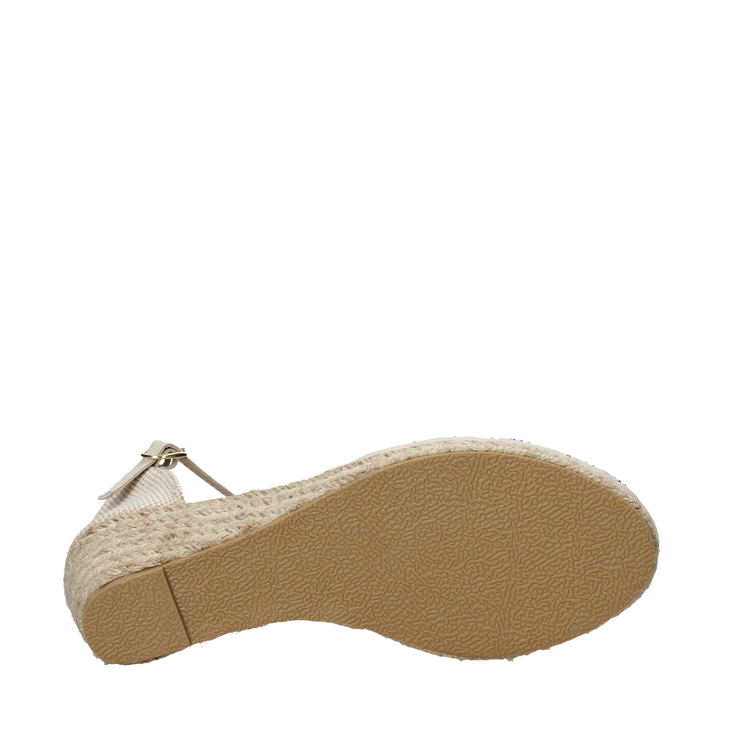 Sandali zeppa Beige Cafenoir