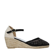 Sandali zeppa Nero Cafenoir