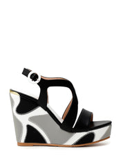 Sandali zeppa Nero Cafenoir