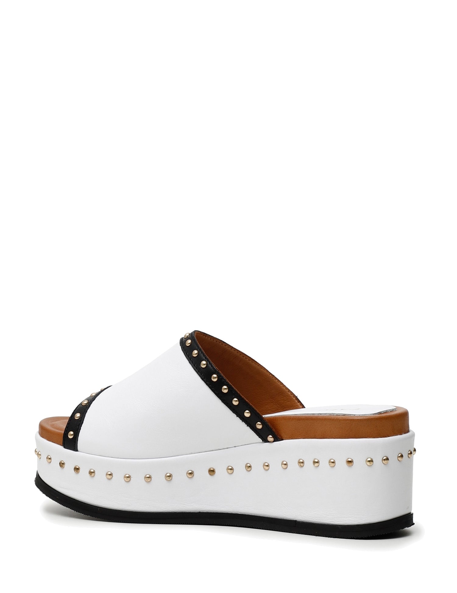 Sandali zeppa Bianco Cafenoir