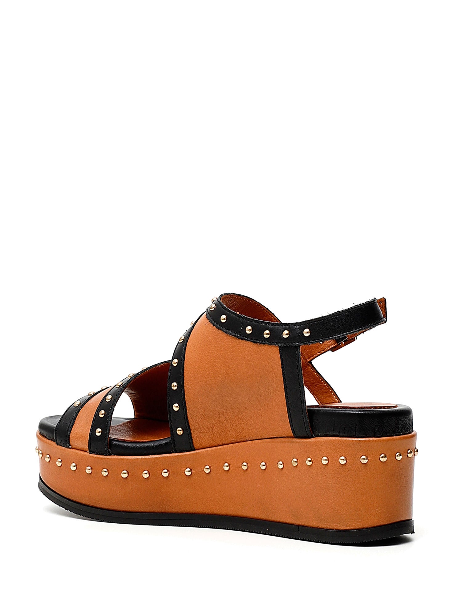 Sandali zeppa Nero Cafenoir