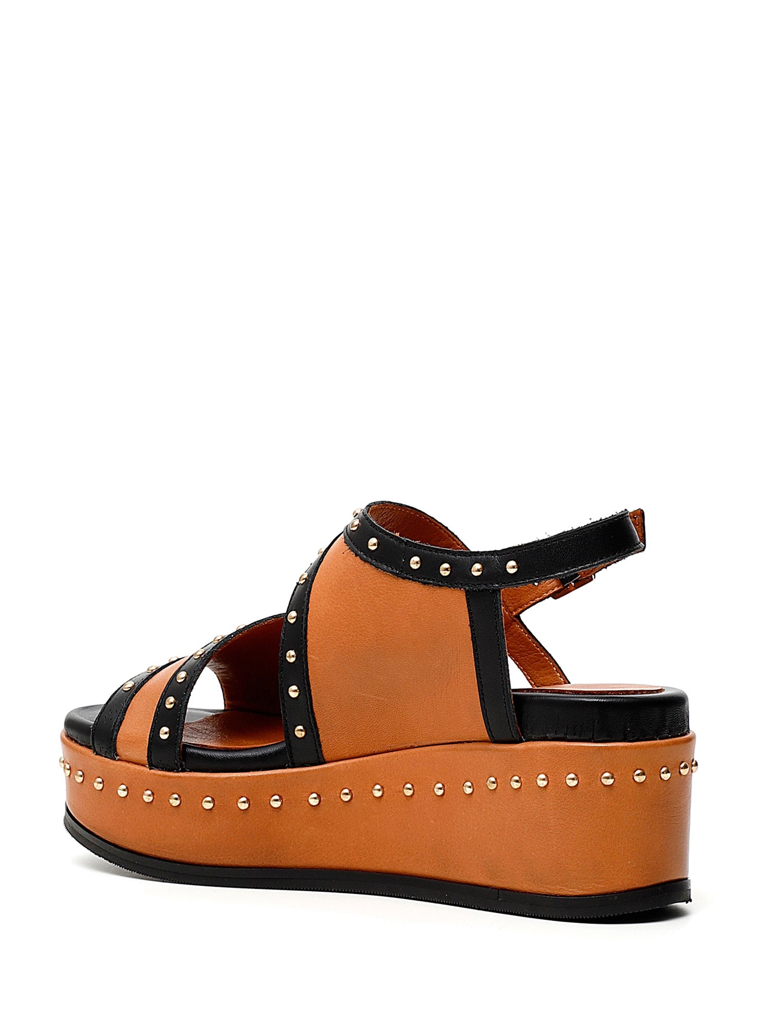 Sandali zeppa Nero Cafenoir