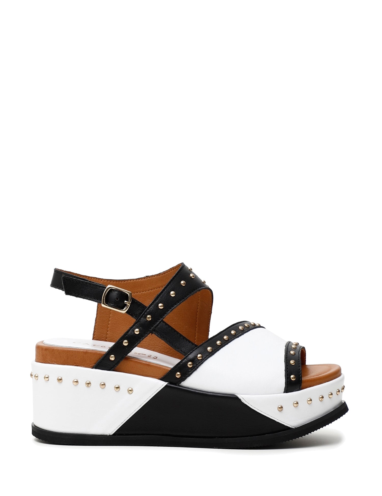 Sandali zeppa Bianco Cafenoir