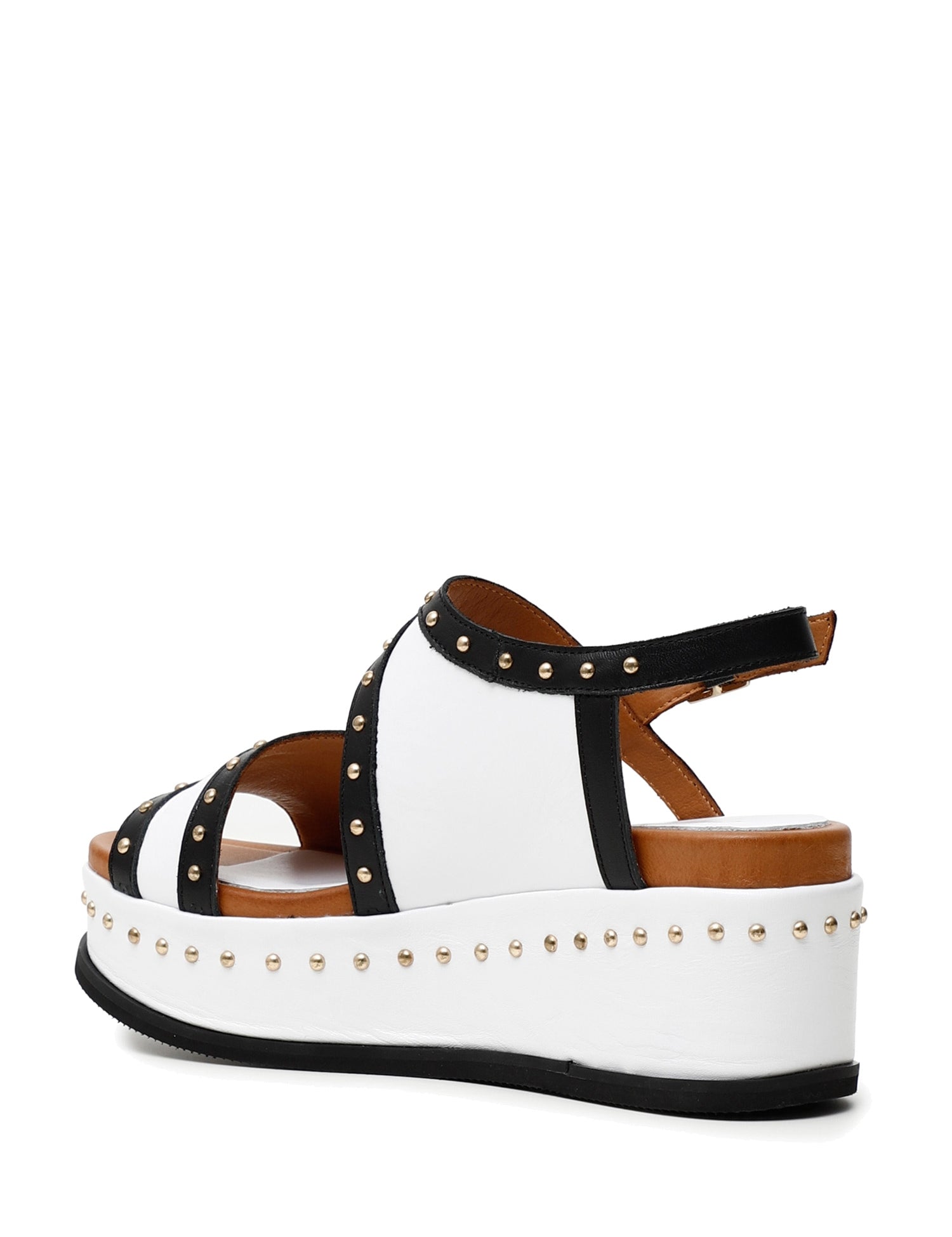 Sandali zeppa Bianco Cafenoir