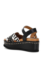 Sandali zeppa Nero Cafenoir