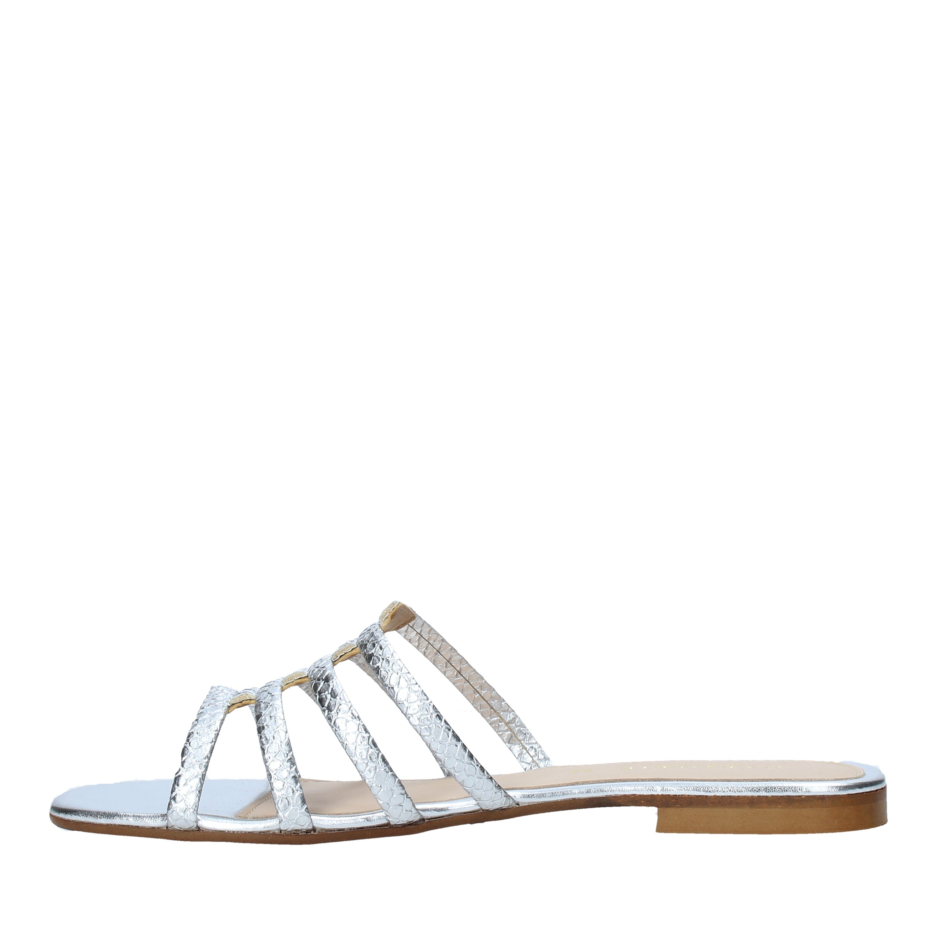 Sandali Argentato Cafenoir