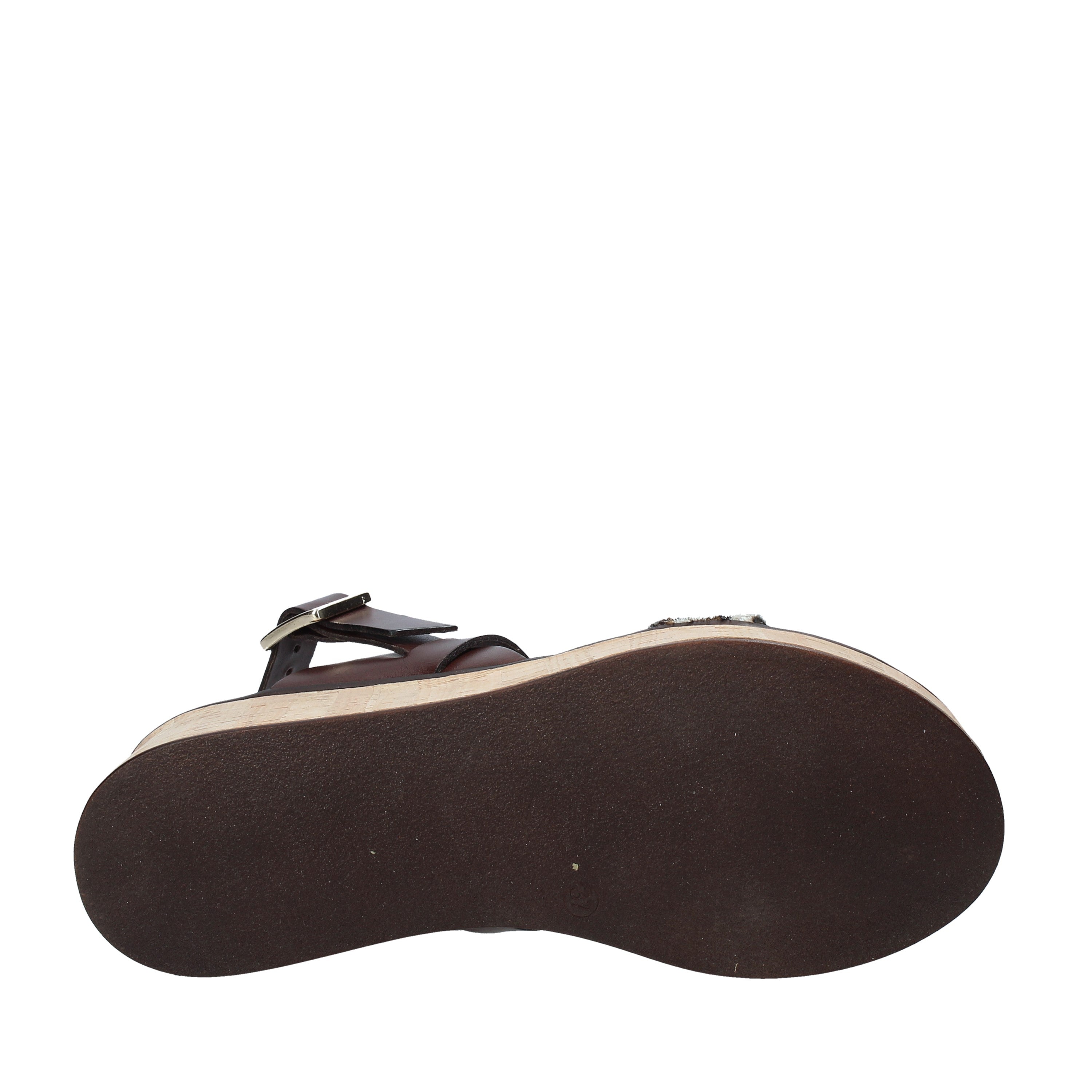 Sandali zeppa Marrone Cafenoir