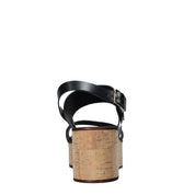 Sandali zeppa Nero Cafenoir