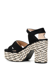 Sandali tacco Nero Cafenoir