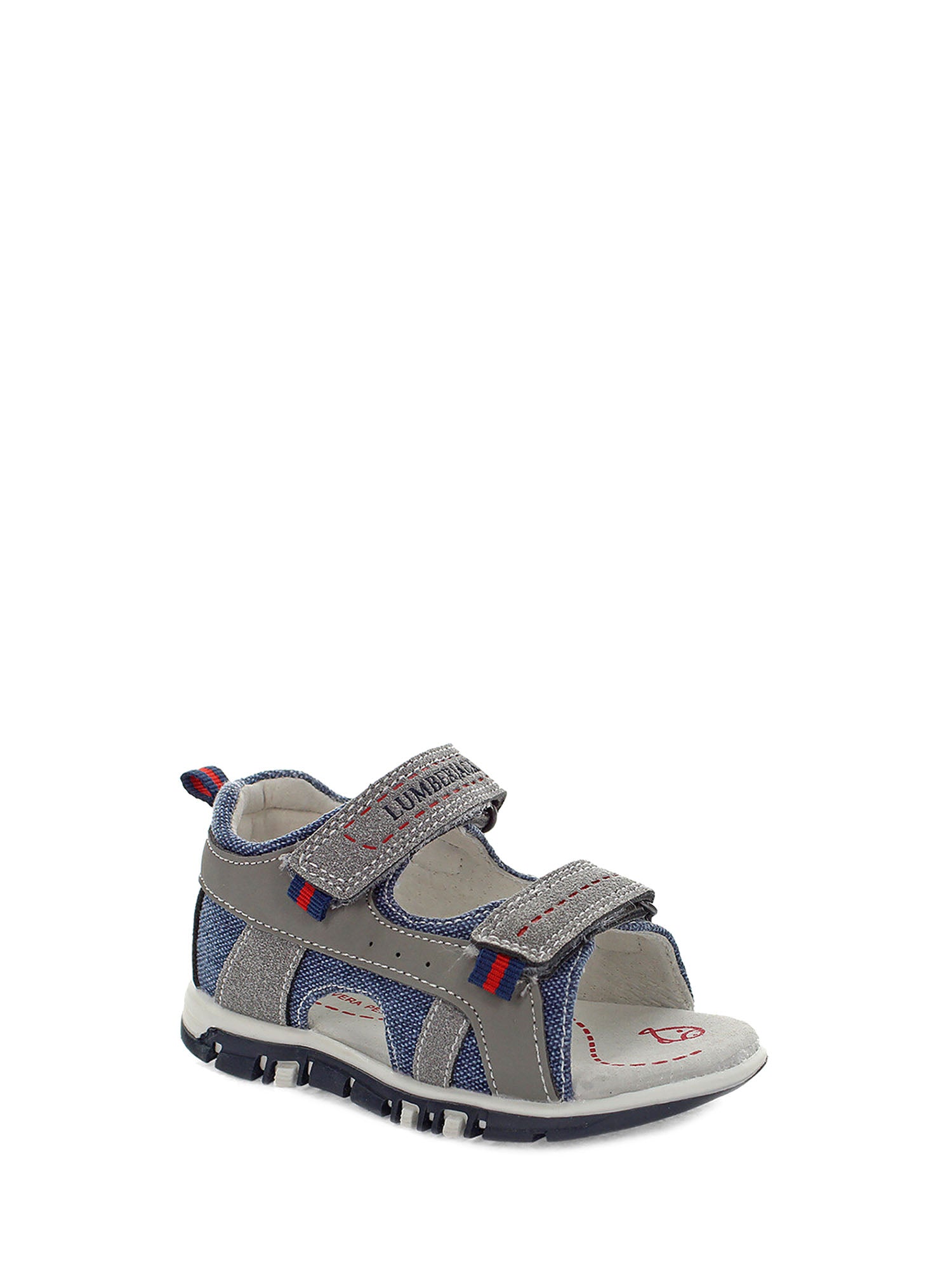 Sandali con strappi Grigio Lumberjack