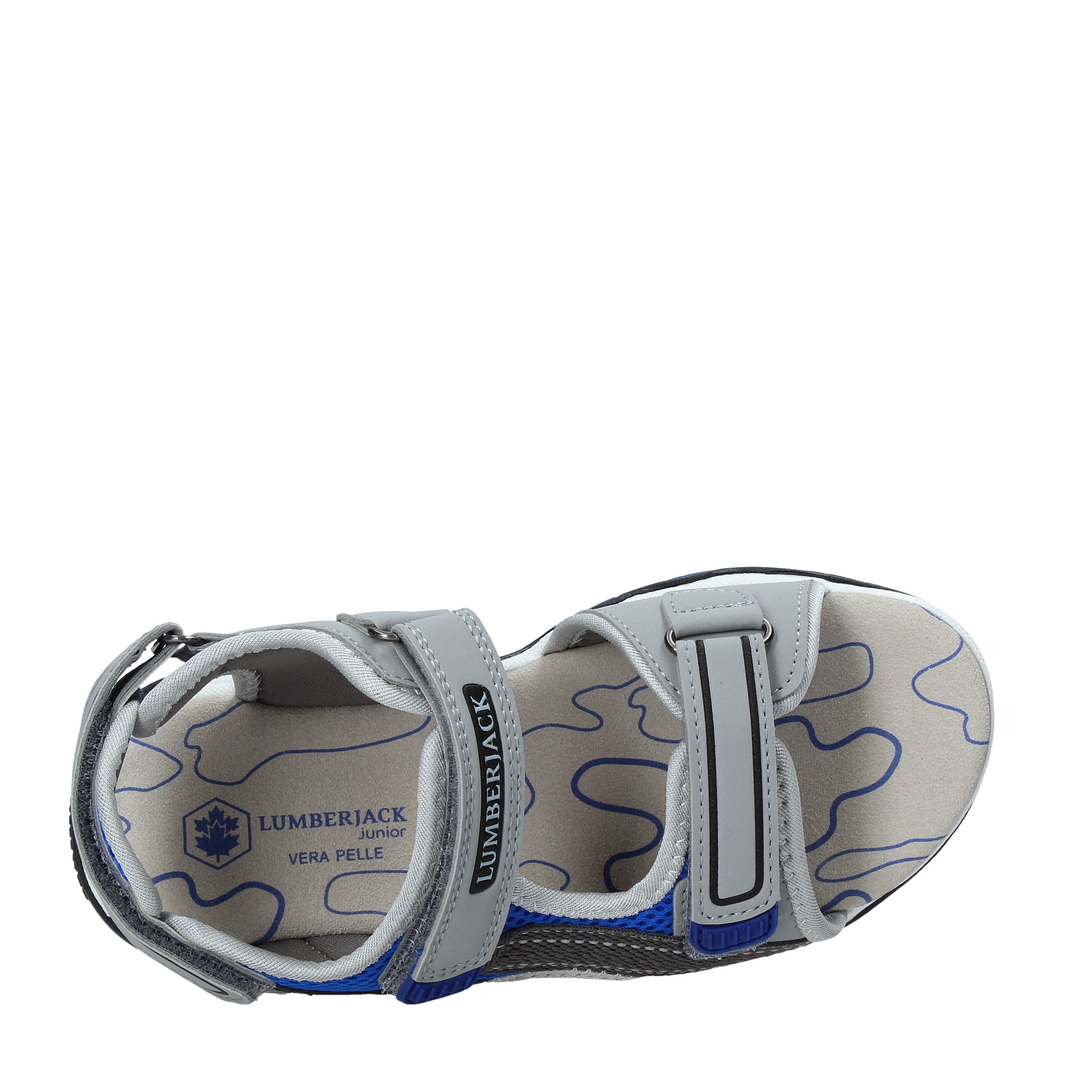 Sandali con strappi Grigio Lumberjack