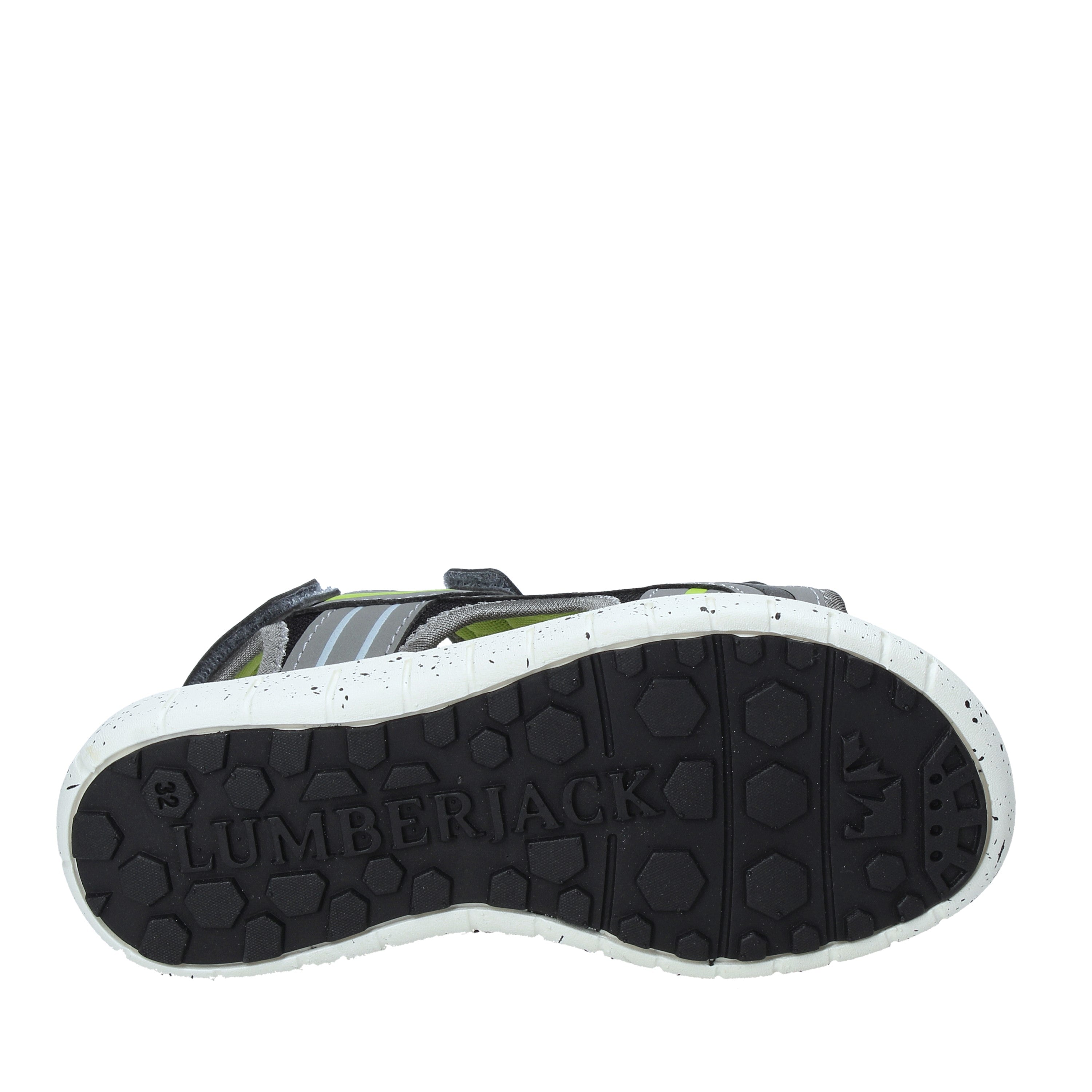 Sandali con strappi Grigio Lumberjack