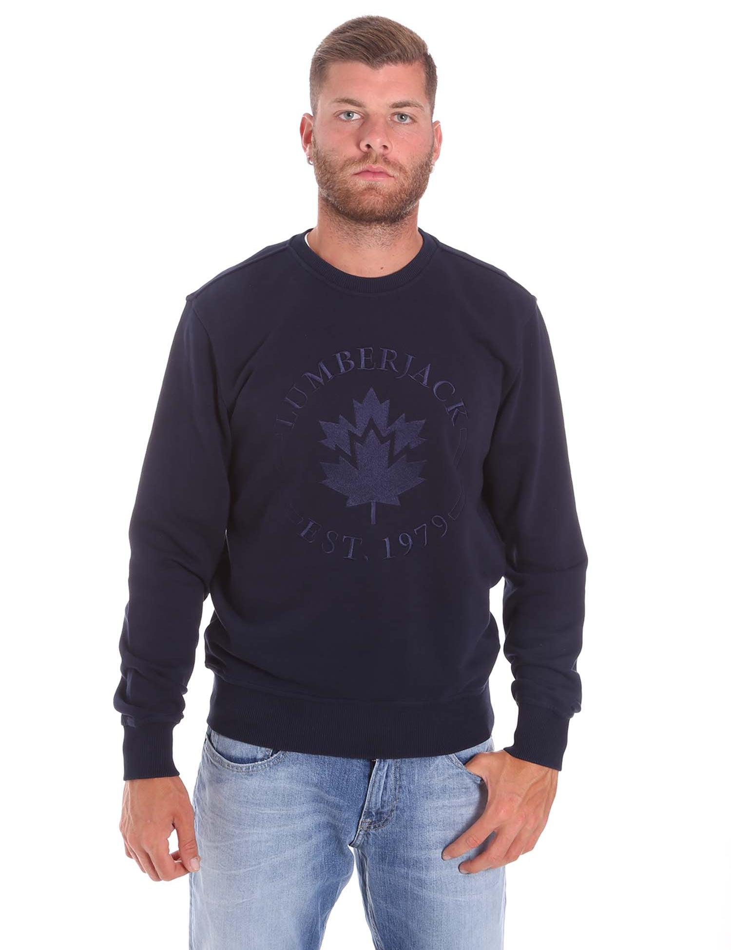 Felpe Blu Lumberjack