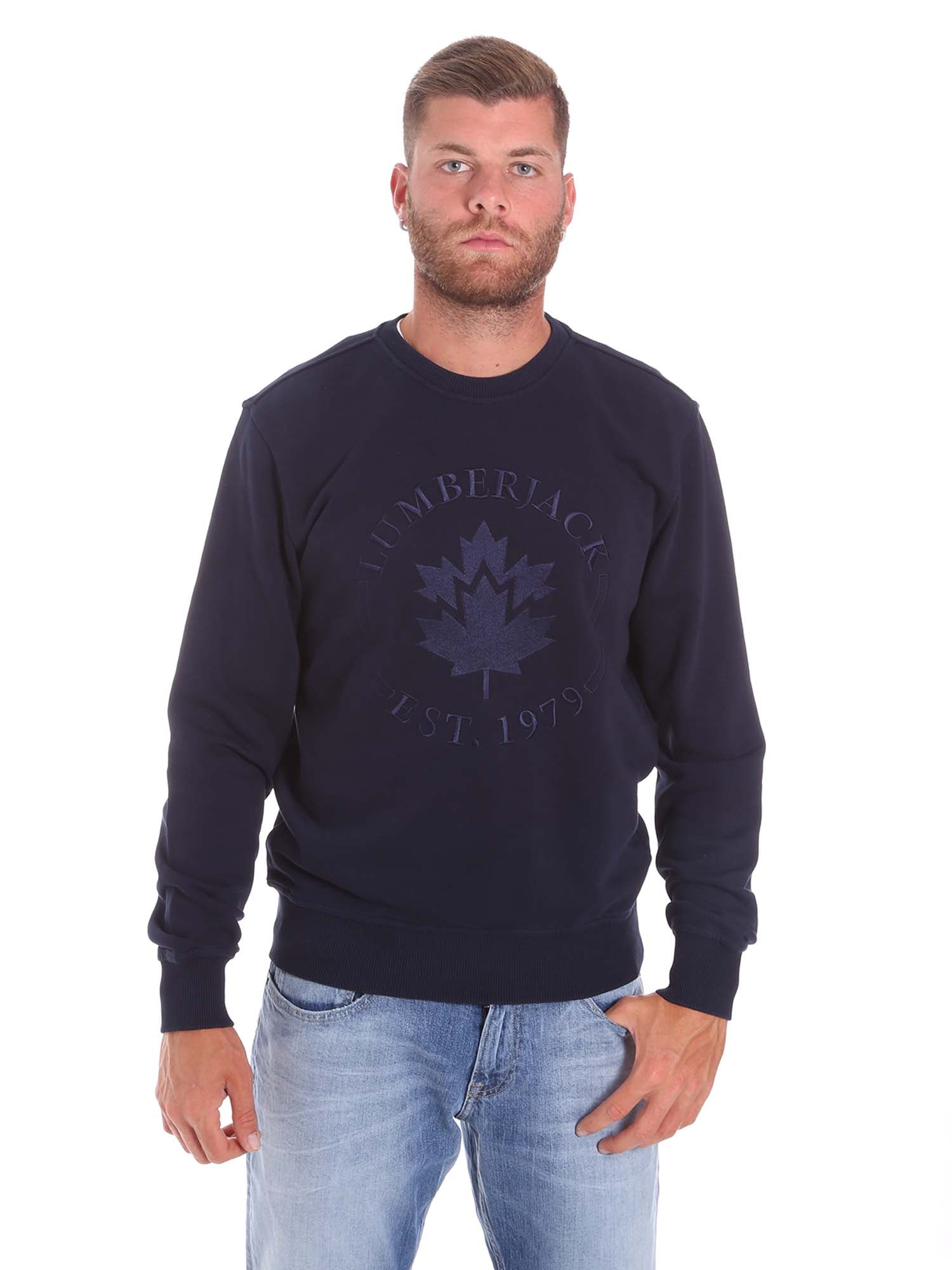 Felpe Blu Lumberjack