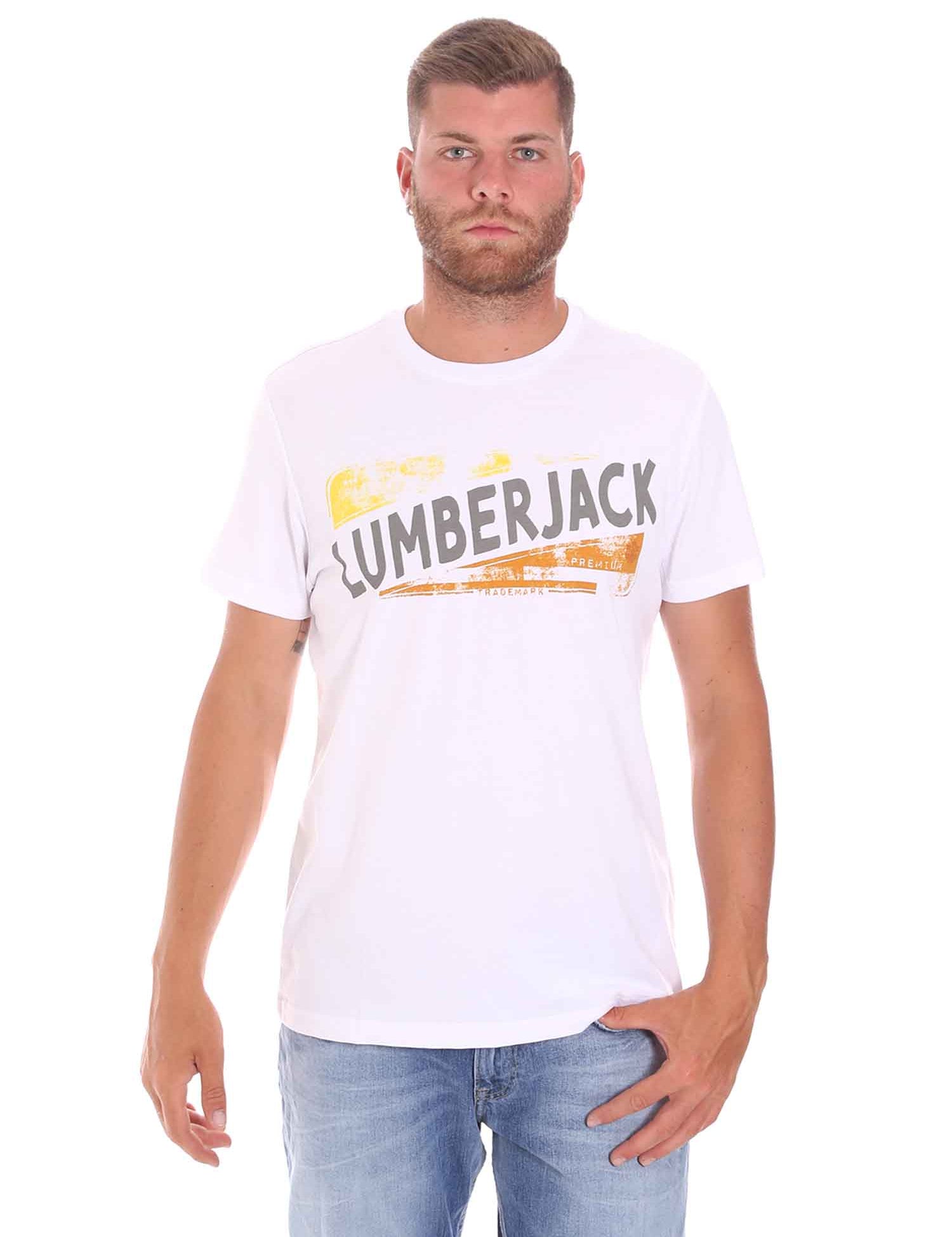 T-shirt Bianco Lumberjack