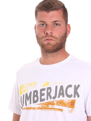T-shirt Bianco Lumberjack