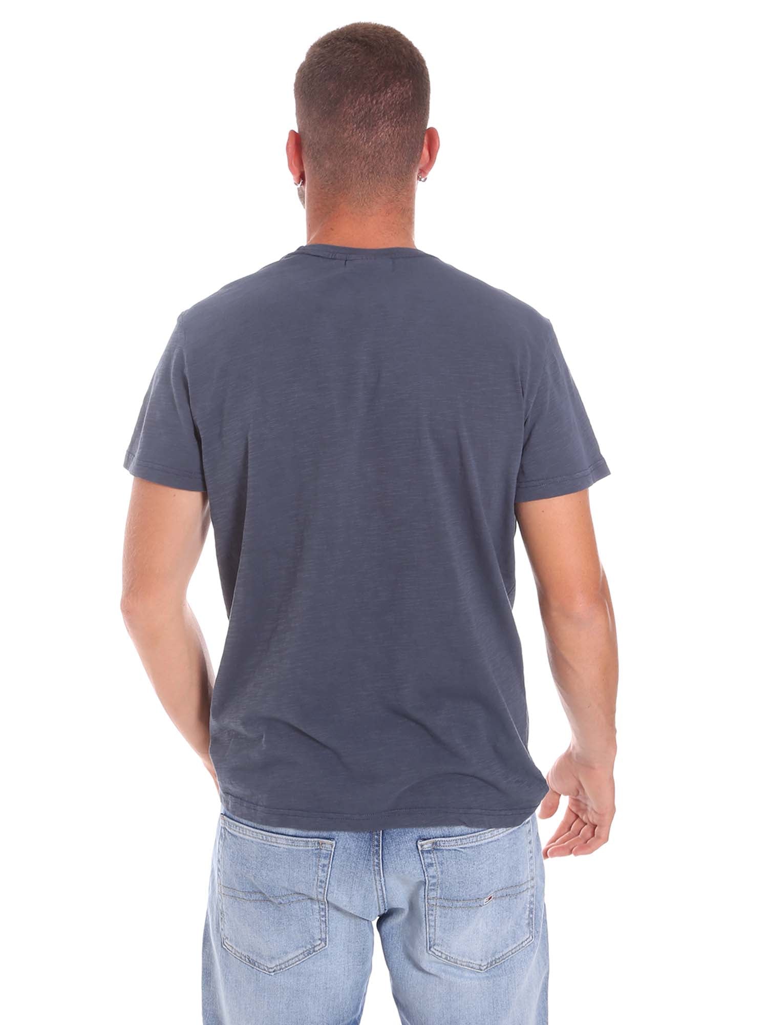 T-shirt Blu Lumberjack