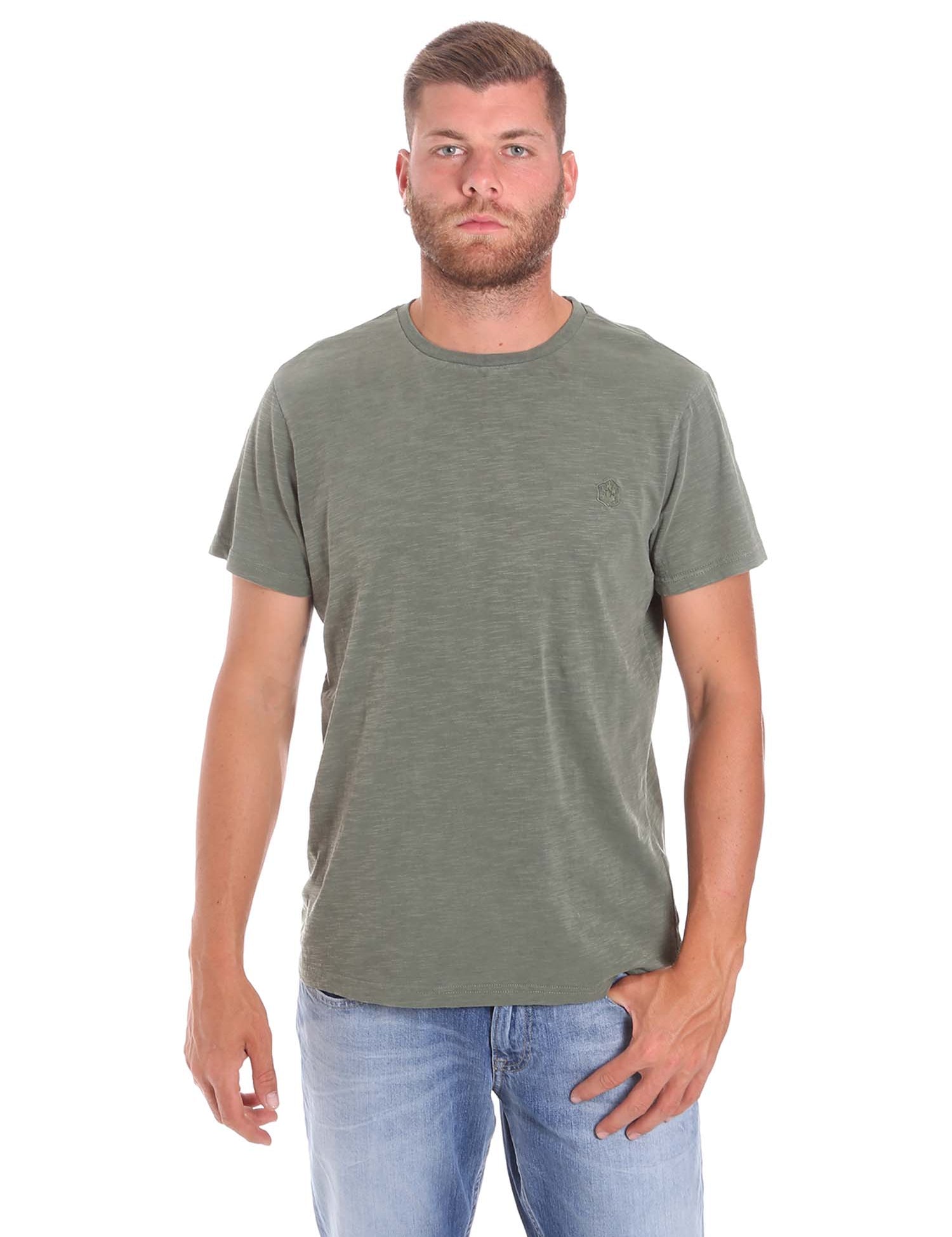 T-shirt Verde Lumberjack