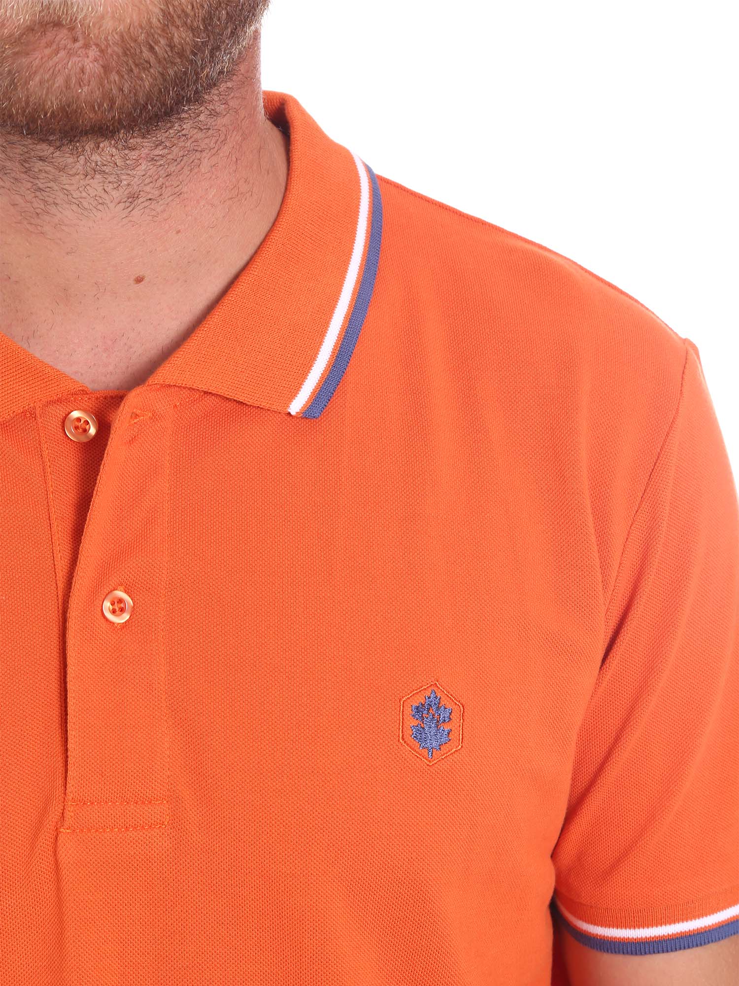 Polo Arancio Lumberjack