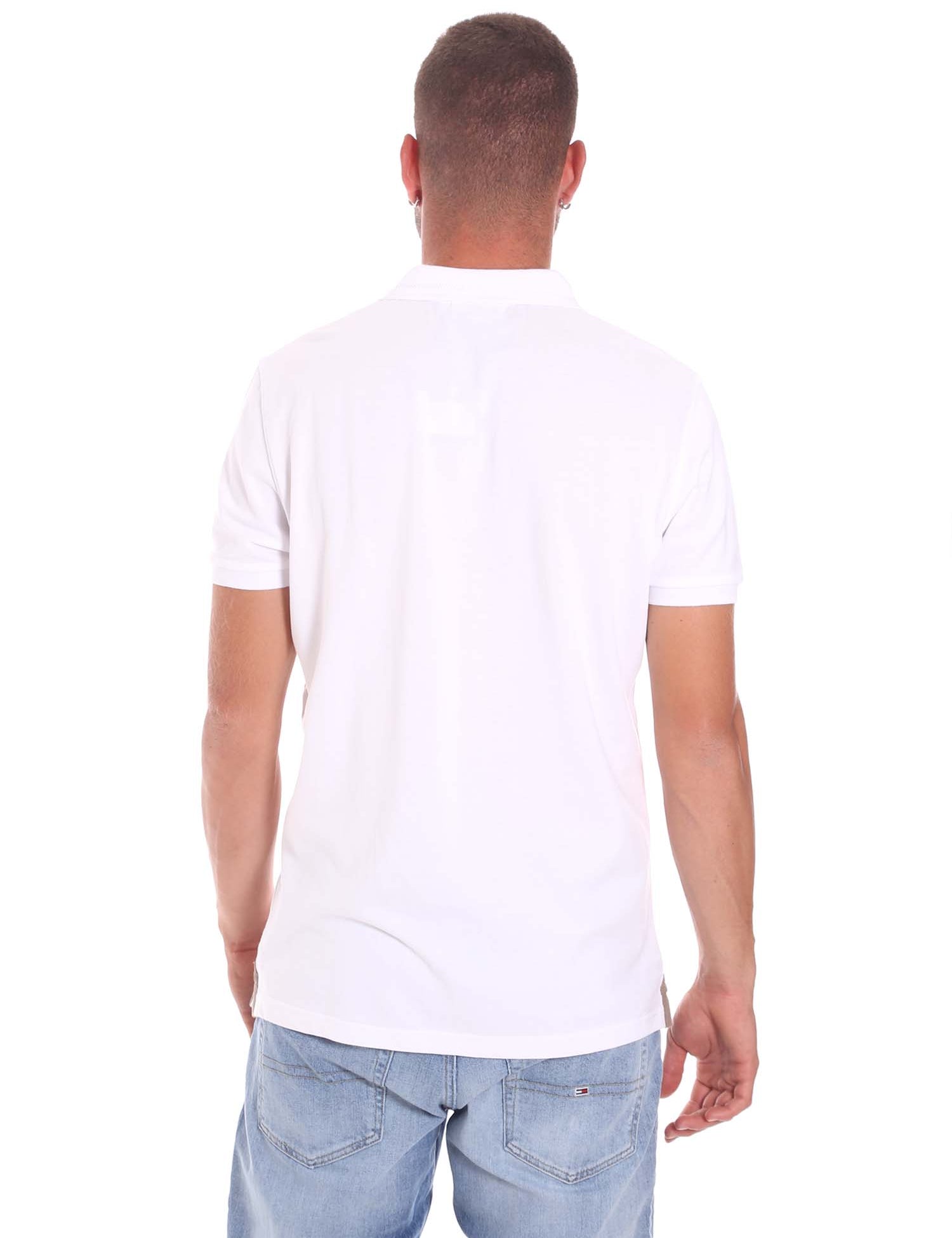 Polo Bianco Lumberjack