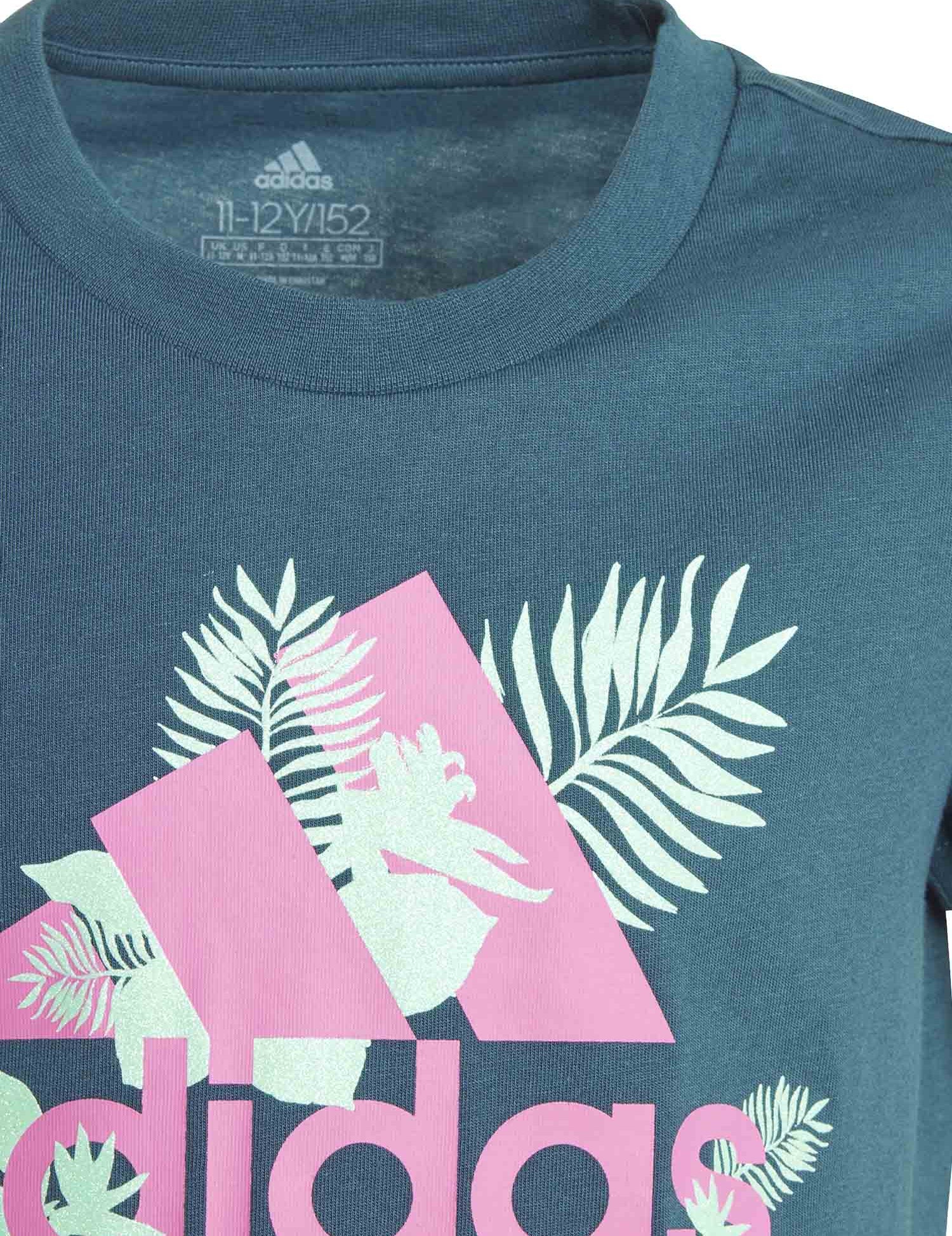 T-shirt Blu Adidas Performance