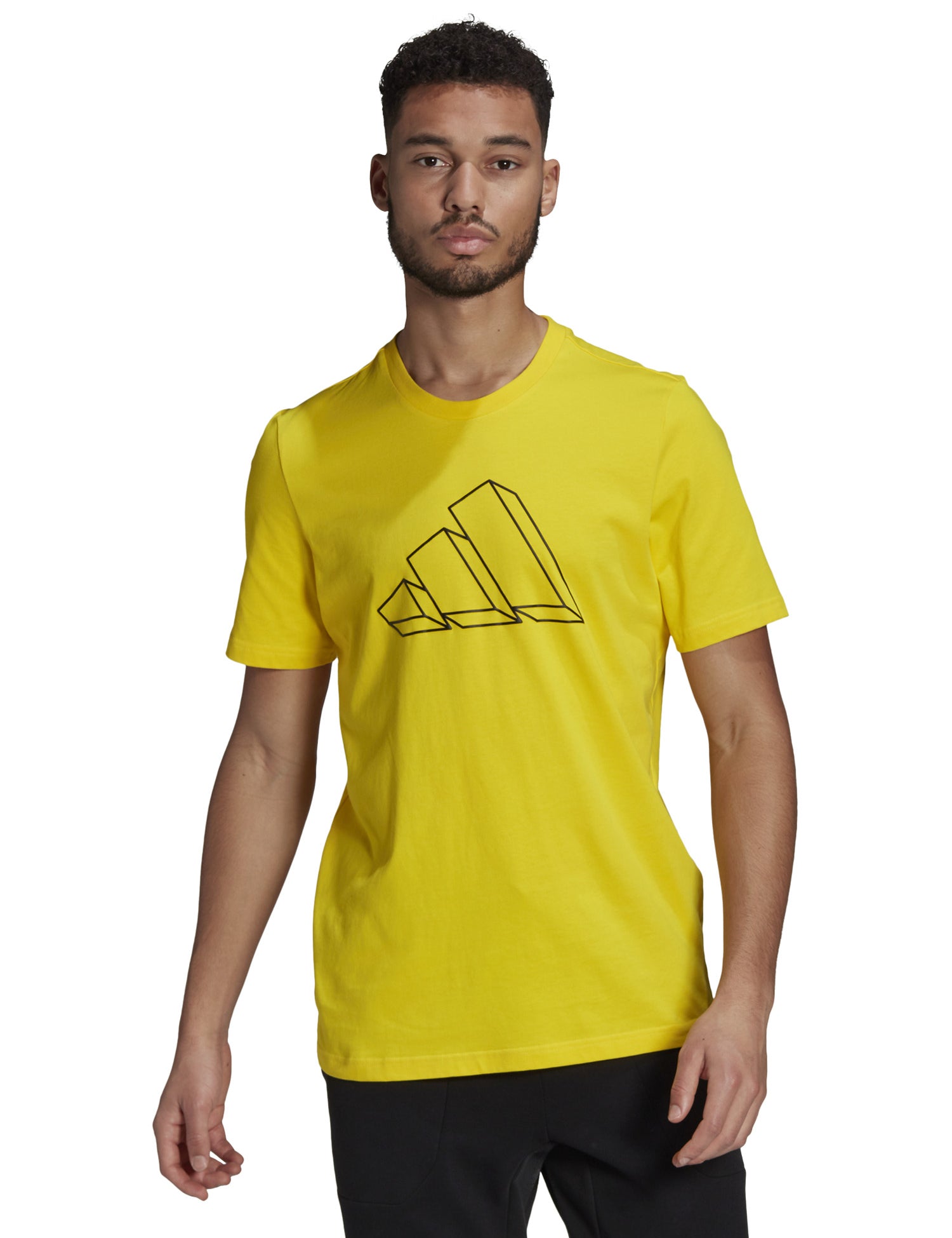 T-shirt Giallo Adidas Performance