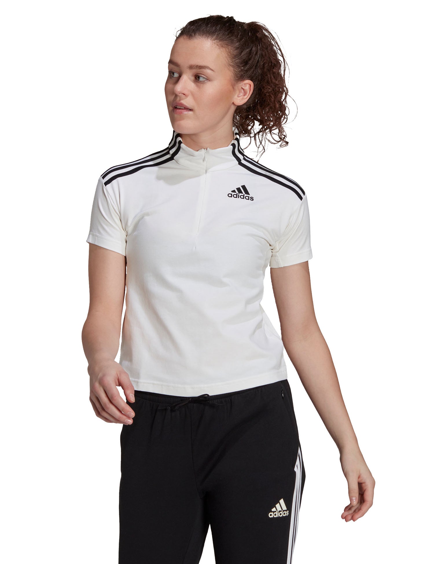 T-shirt Bianco Adidas Performance