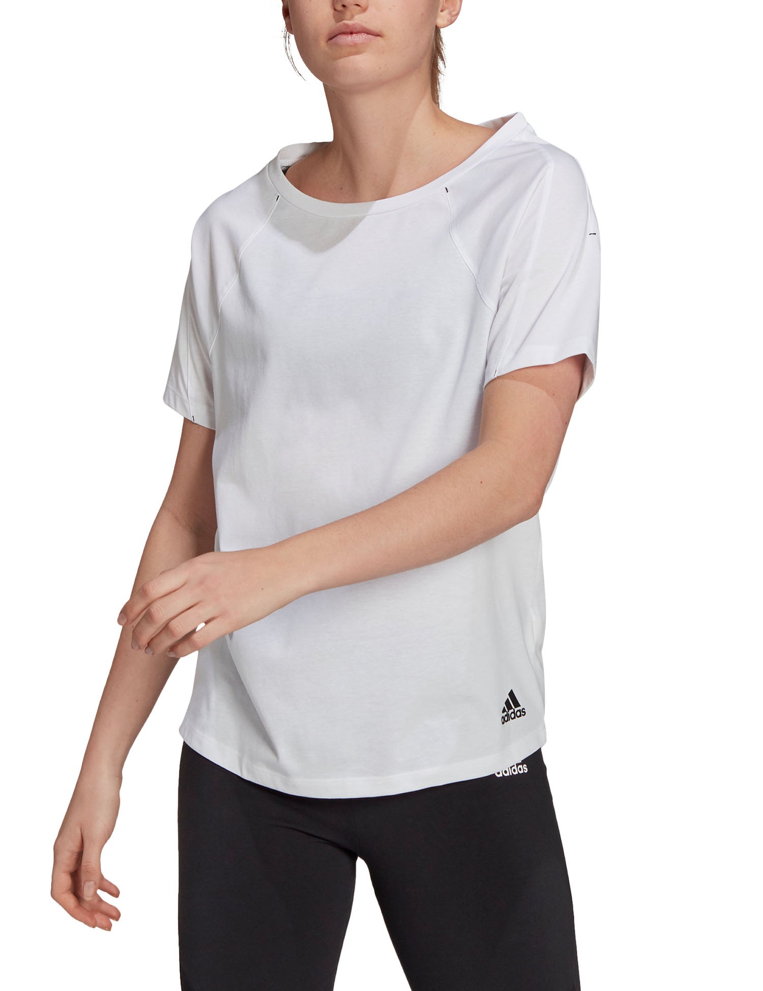 T-shirt Bianco Adidas Performance