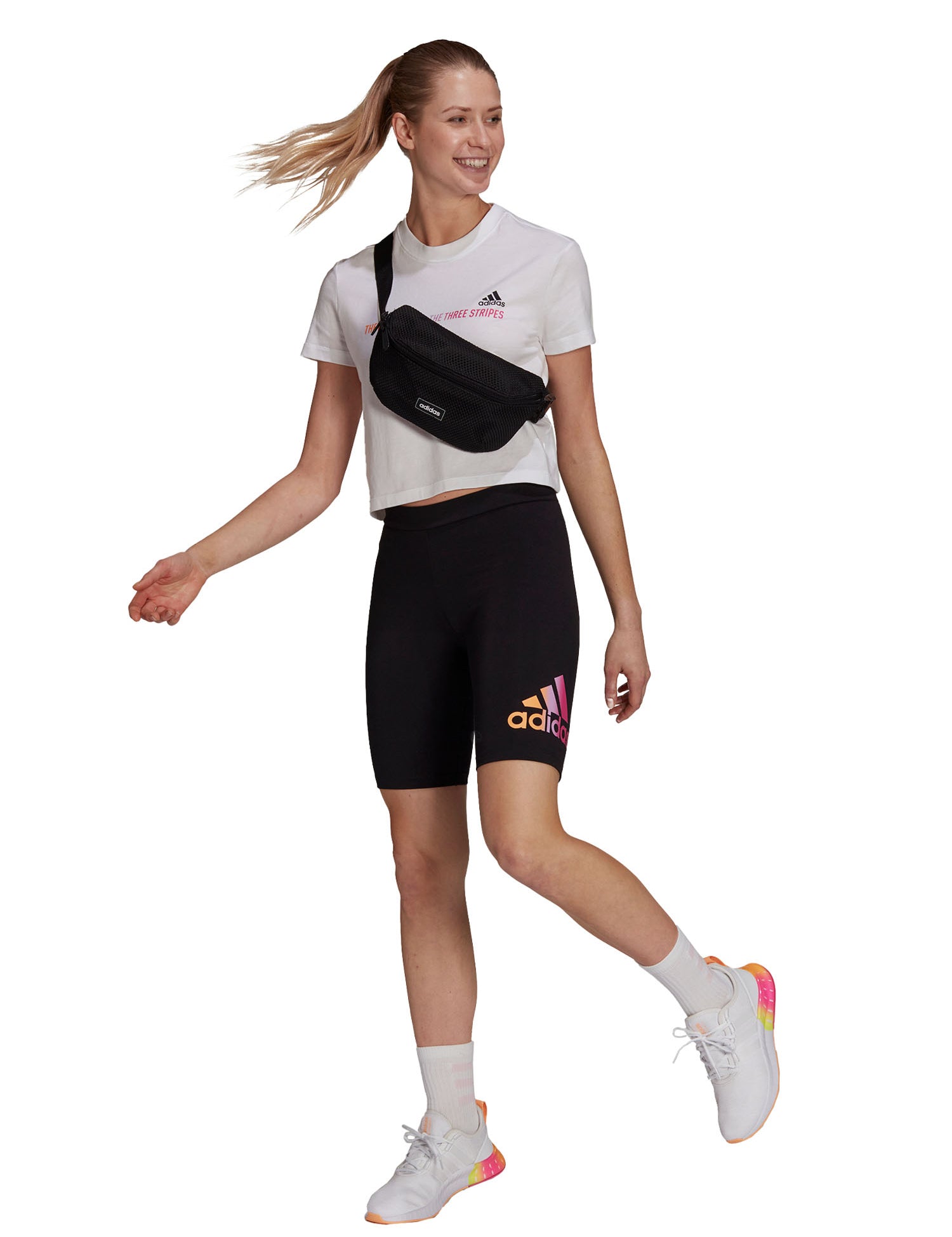 T-shirt Bianco Adidas Performance