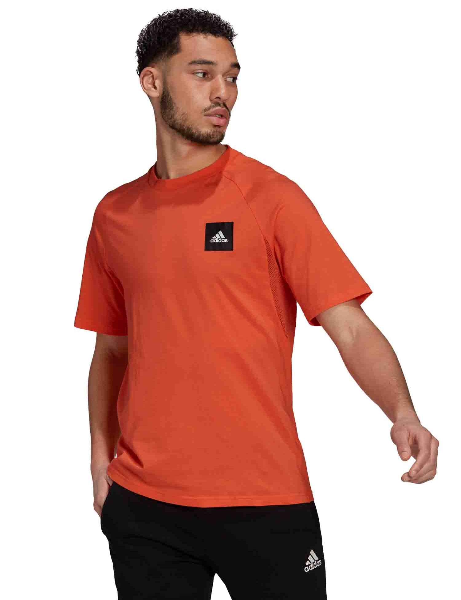 T-shirt Arancio Adidas Performance