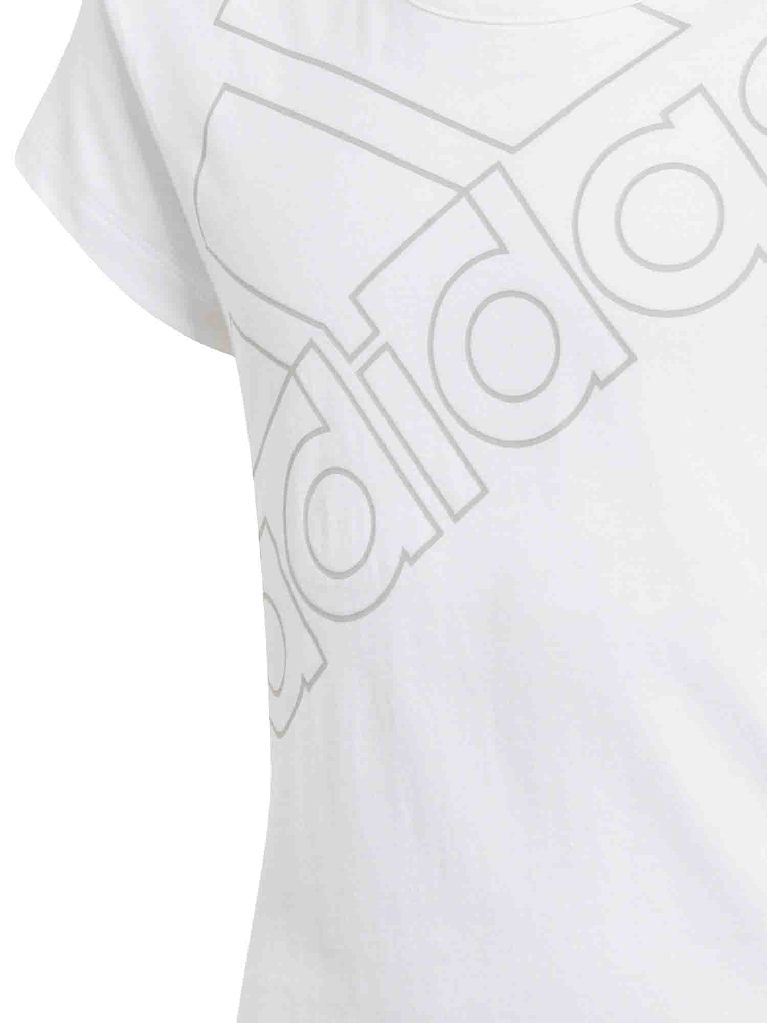 T-shirt Bianco Adidas Performance