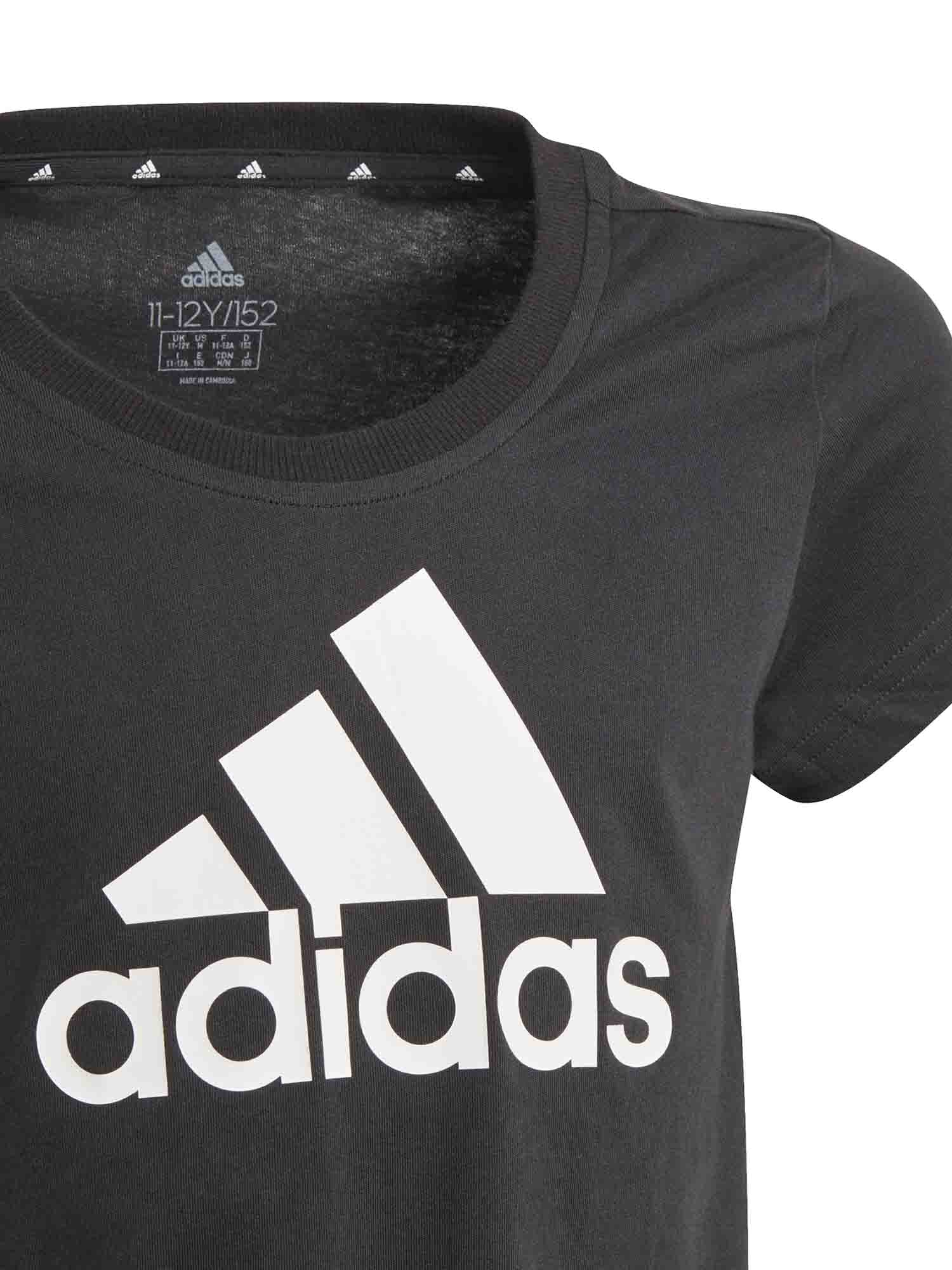T-shirt Nero Adidas Performance