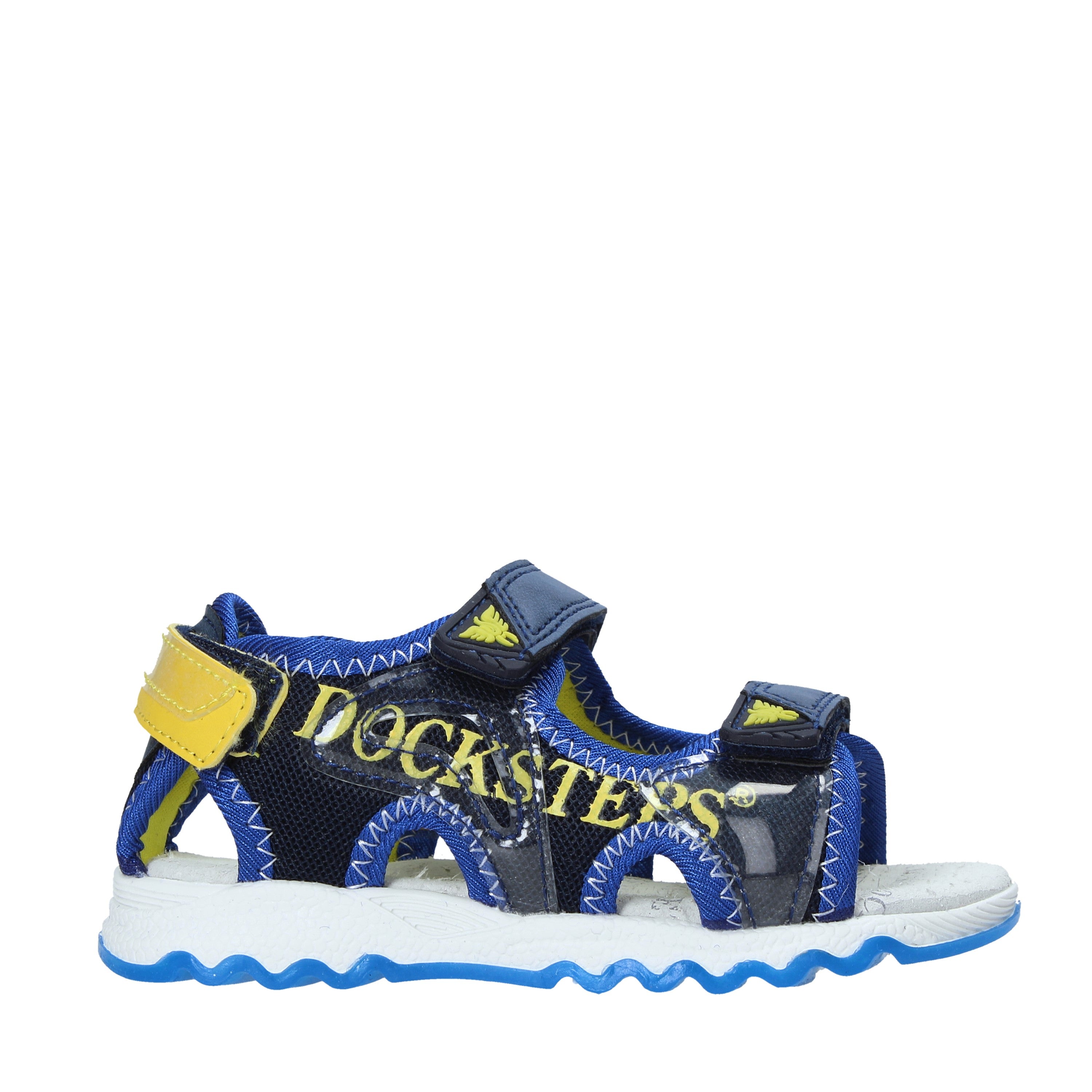 Sandali con strappi Blu Docksteps