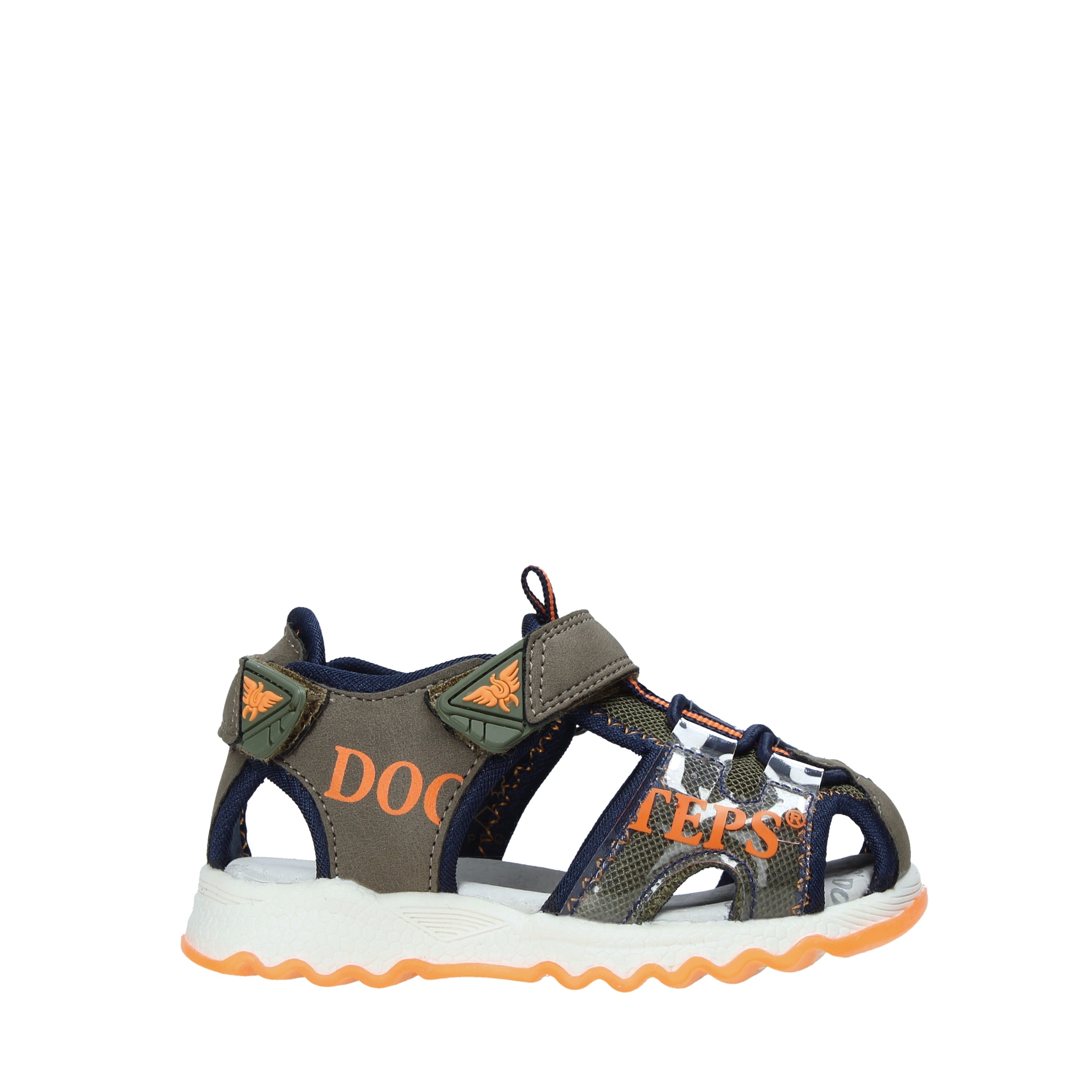 Sandali con strappi Verde Docksteps