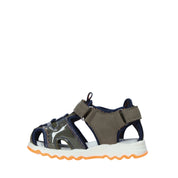 Sandali con strappi Verde Docksteps