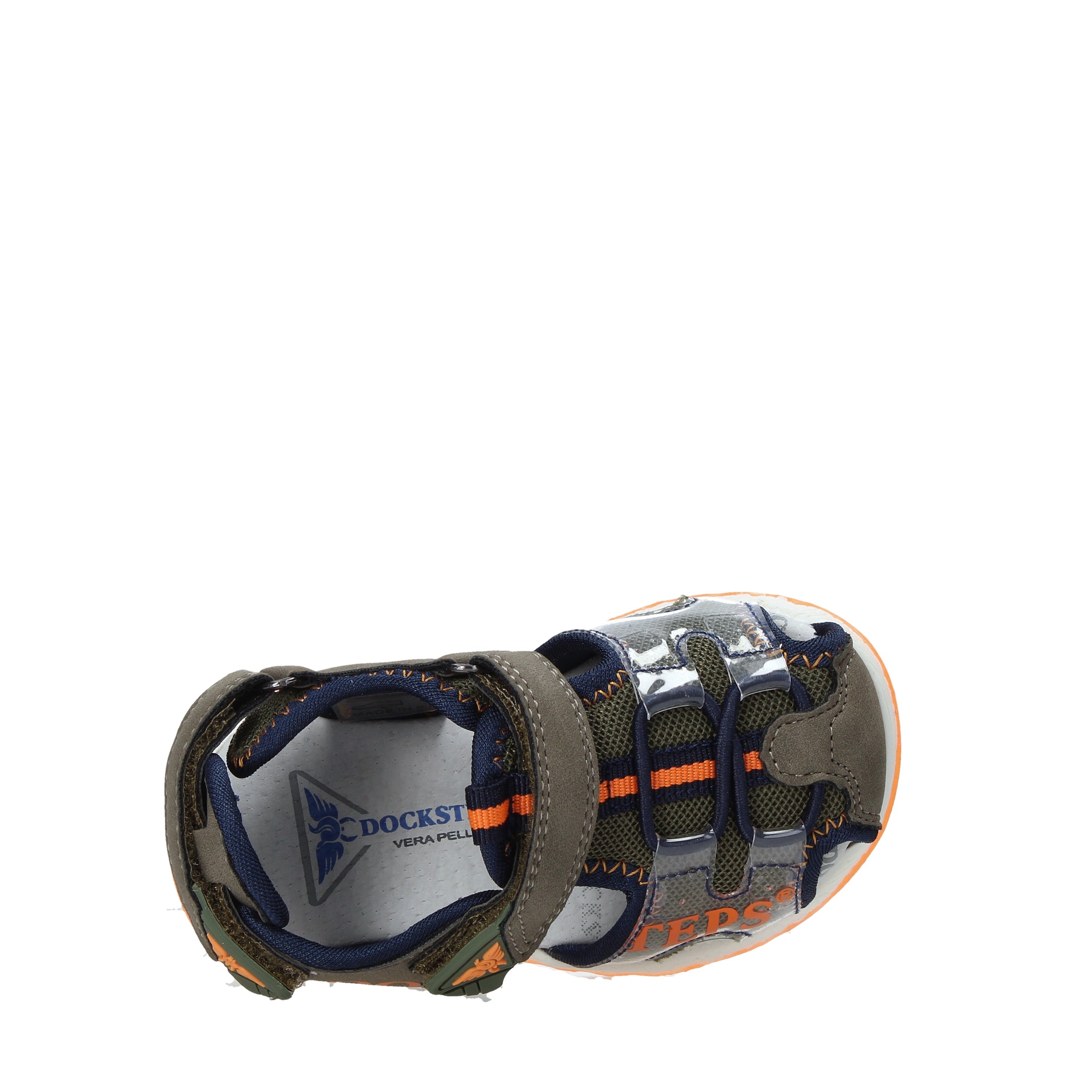 Sandali con strappi Verde Docksteps