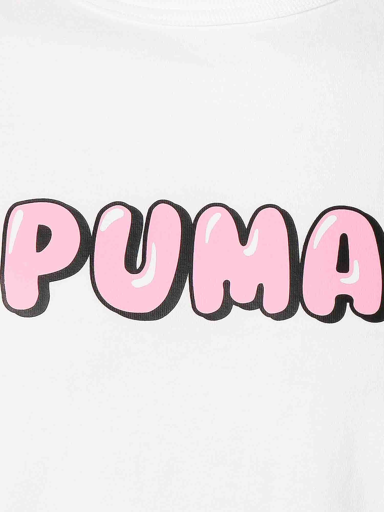 T-shirt Bianco Tee 002 Puma