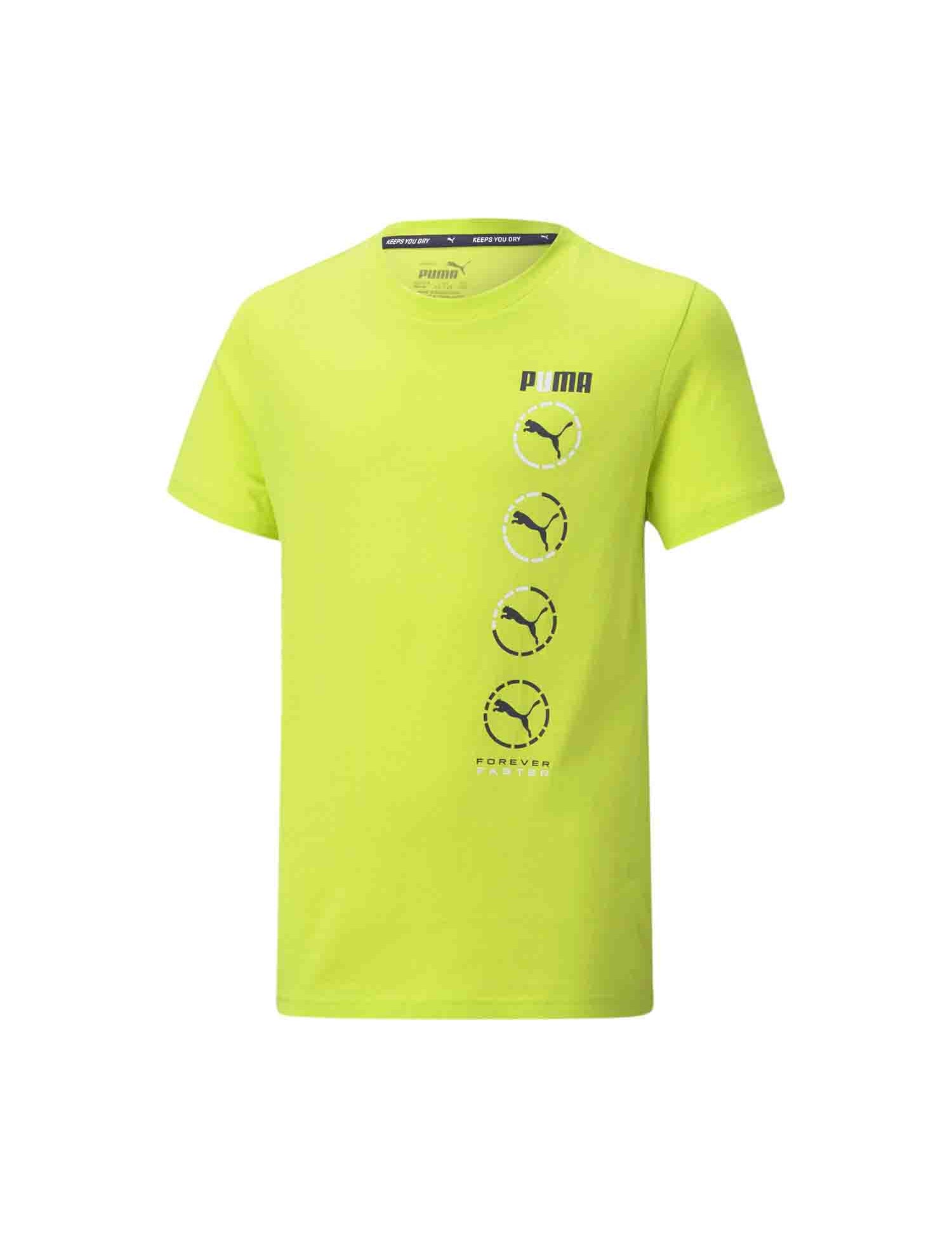T-shirt Giallo Puma