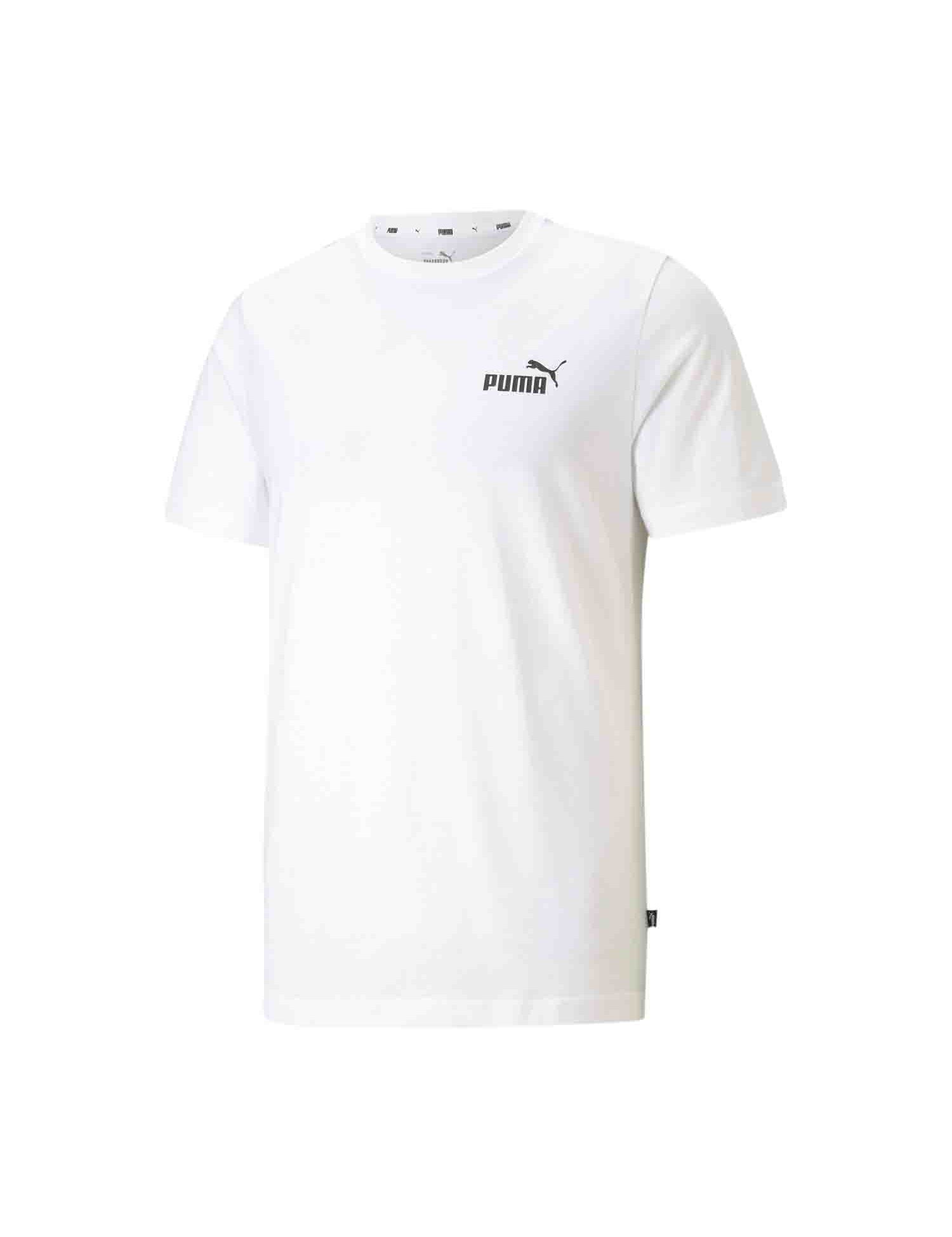 T-shirt Bianco Nero Puma