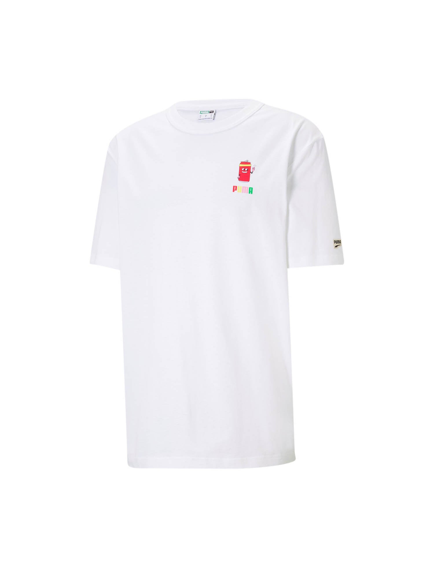 T-shirt Bianco Tee 052 Puma