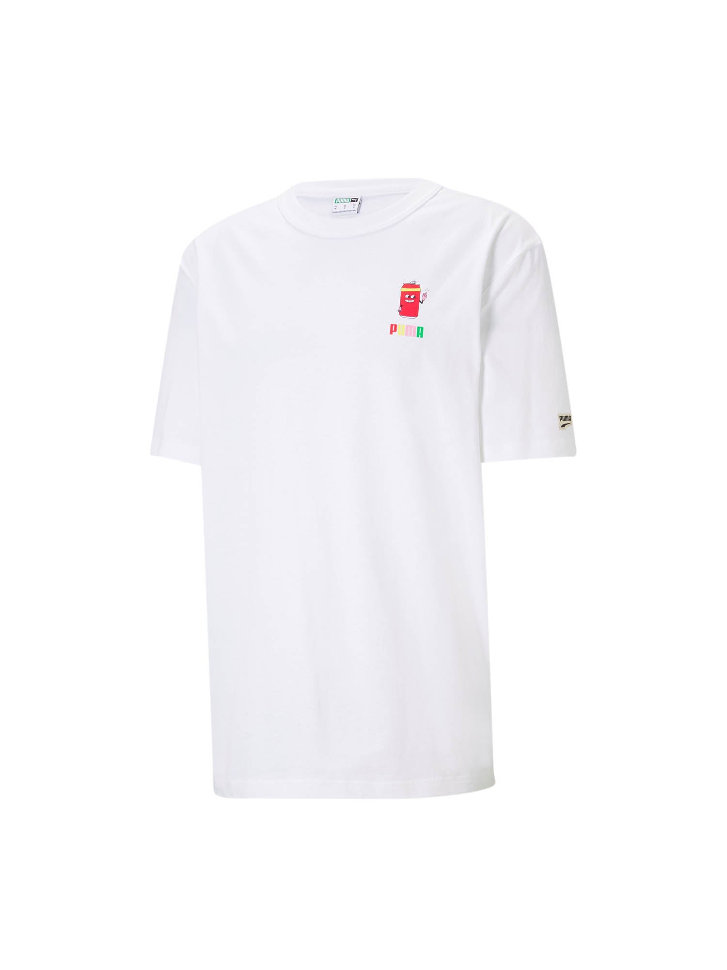 T-shirt Bianco Tee 052 Puma