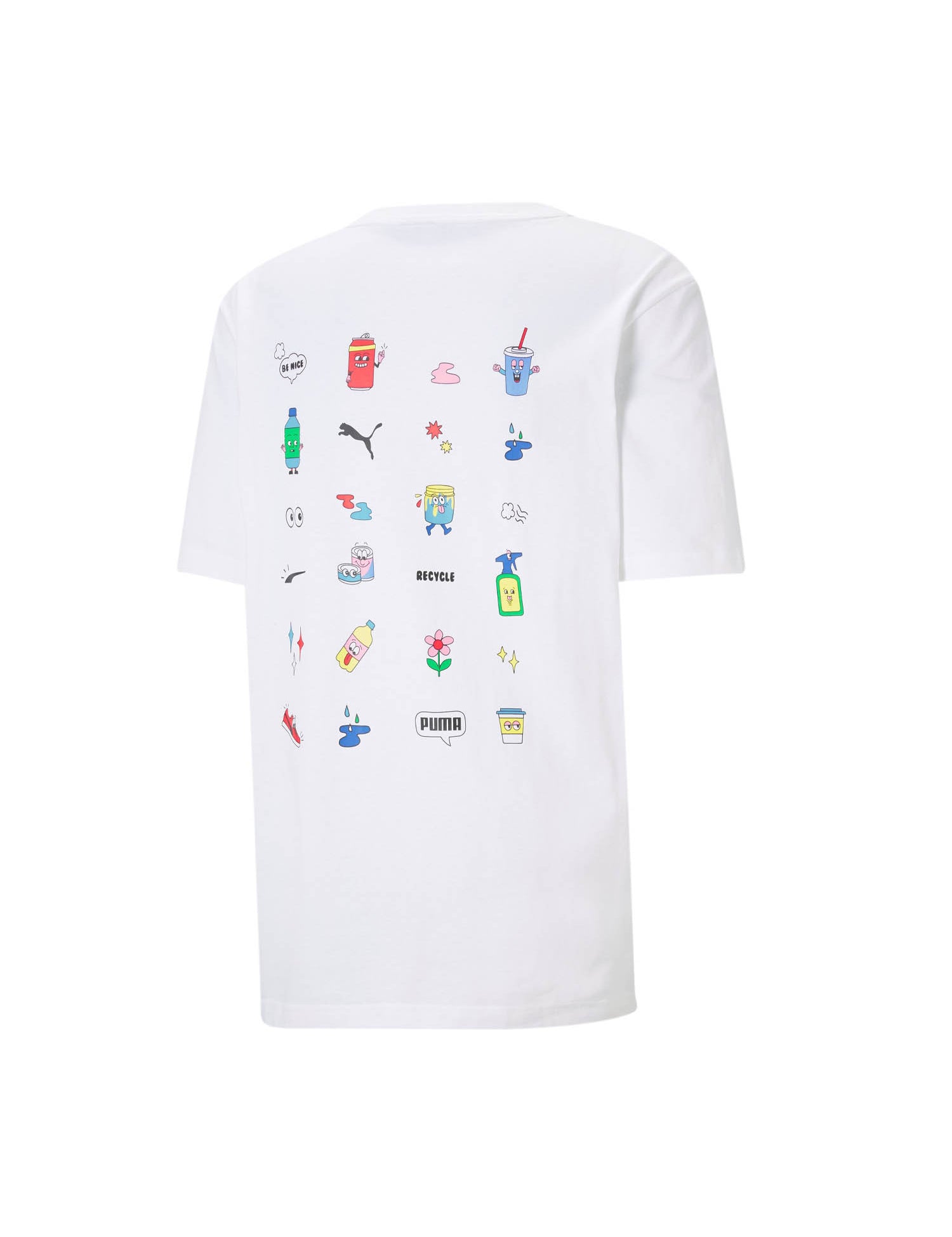 T-shirt Bianco Tee 052 Puma