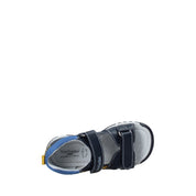 Sandali con strappi Blu Nero Giardini Junior