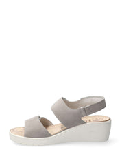 Sandali zeppa Grigio Mephisto
